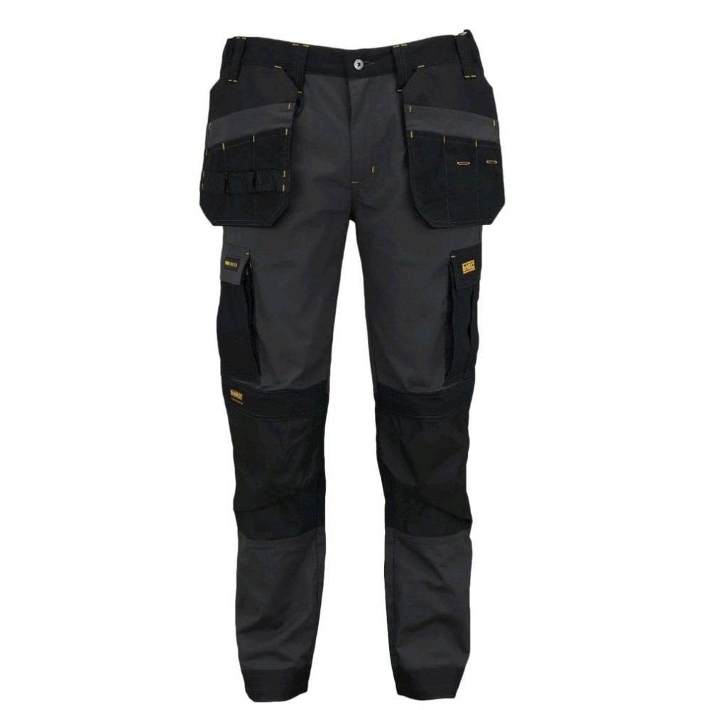 DeWalt Albany Tradesman Mens Pro-Stretch Holster Trousers Black Mens 42/31